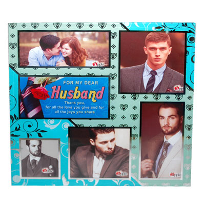 "Photo Frame with message for Husband - 316- 002 - Click here to View more details about this Product